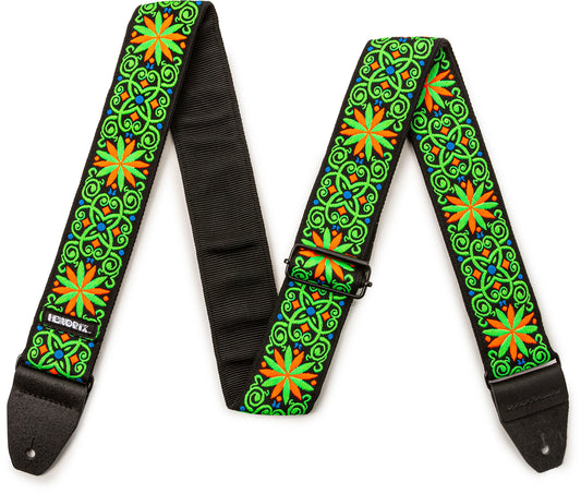 Jim Dunlop JH26 Jimi Hendrix Blacklight Fillmore Green – Courroie guitare