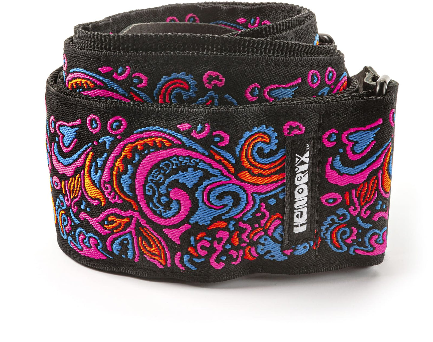 Jim Dunlop JH28 Jimi Hendrix Blacklight Love Drops Pink – Courroie guitare