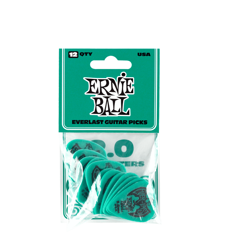 Ernie Ball 9199 Everlast 2.0 mm – Pack de 12 médiators