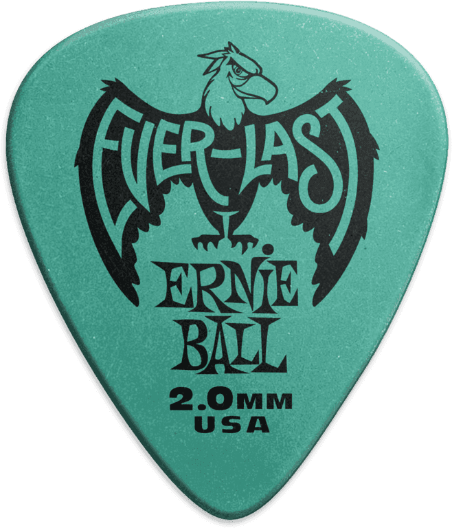 Ernie Ball 9199 Everlast 2.0 mm – Pack de 12 médiators