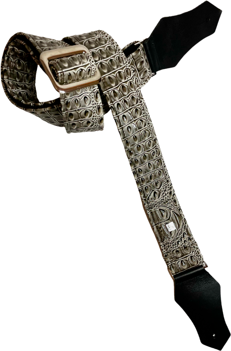Courroie de guitare GET’M GET’M – Aussie Gator – Ash Grey