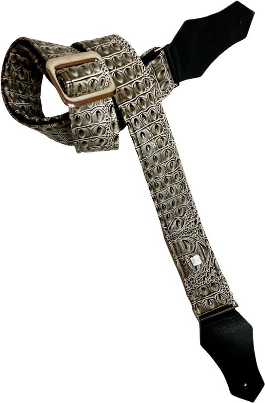 Courroie de guitare GET’M GET’M – Aussie Gator – Ash Grey