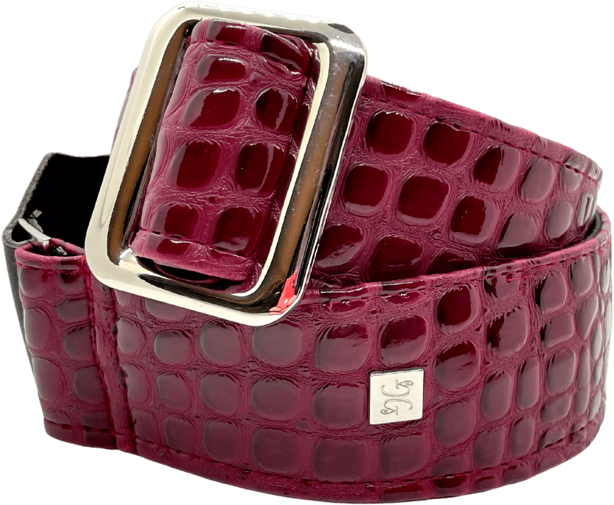 Courroie de guitare GET’M GET’M Aussie Gator – Burgundy