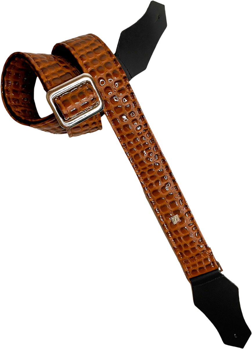 Courroie de guitare GET’M GET’M Aussie Gator – Caramel