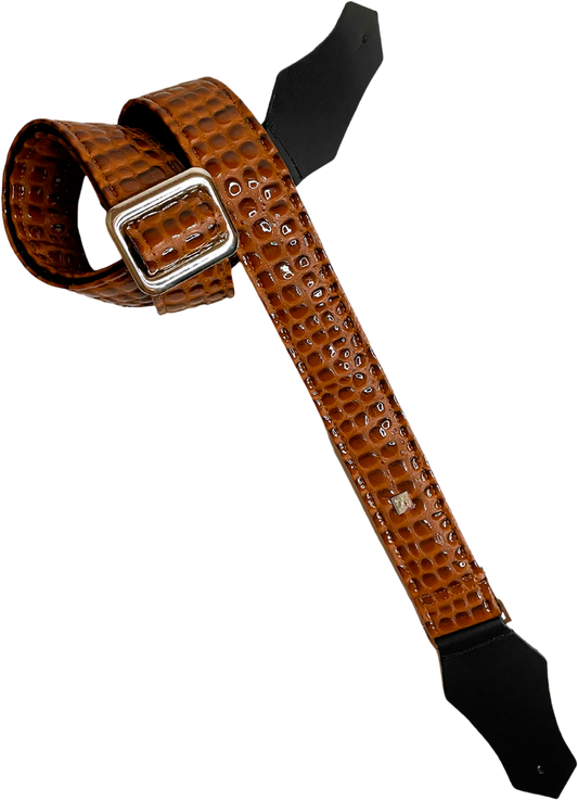 Courroie de guitare GET’M GET’M Aussie Gator – Caramel