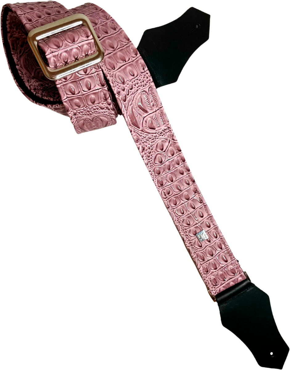 Courroie de guitare GET’M GET’M – Aussie Gator Dusty Lilac