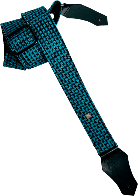 Courroie guitare Get’m Get’m – Fly Hounds Tooth Blue