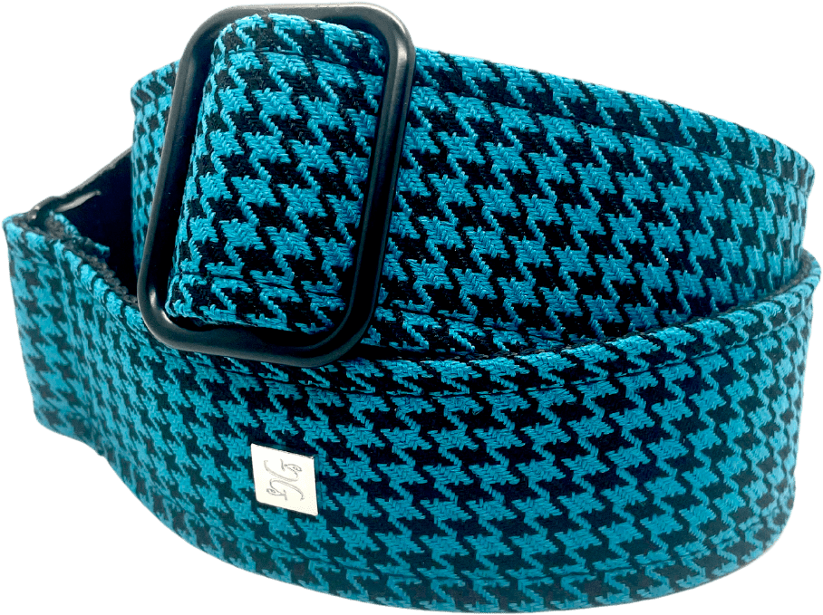 Courroie guitare Get’m Get’m – Fly Hounds Tooth Blue