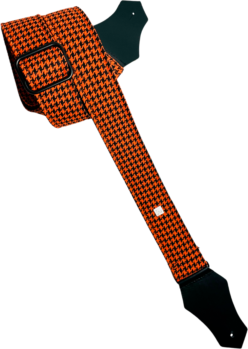 Courroie guitare Get'm Get'm – Fly Hounds Tooth Orange