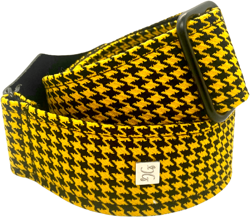 Courroie guitare Get'm Get'm – Fly Hounds Tooth Yellow