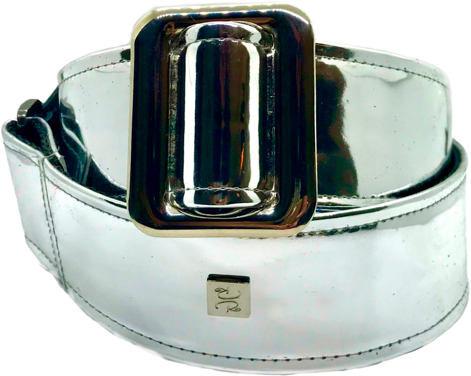 Courroie de guitare Get’m Get’m – Mirror Reflective Collection – Silver