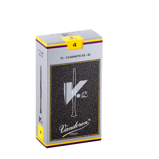 Vandoren V.12 CR194 Sib – Boîte de 10 anches Force 4