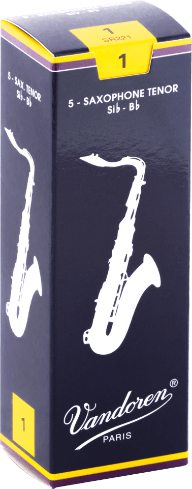 boite 5 anches saxophone tenor VANDOREN SIb TRADITIONNELLE SR 221 - force 1