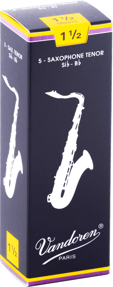 boite 5 anches saxophone tenor VANDOREN SIb TRADITIONNELLE SR 2215 - force 1.5