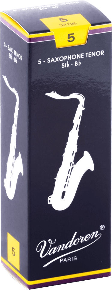 boite 5 anches saxophone tenor VANDOREN SIb TRADITIONNELLE SR 225 - force 5