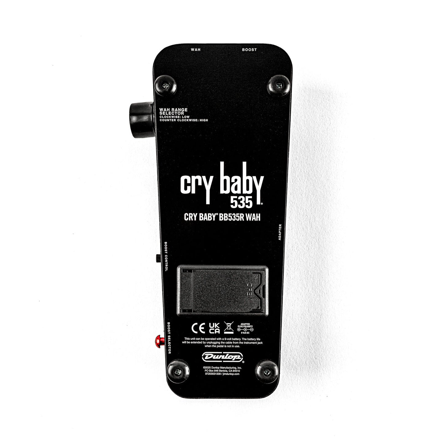 Pédale Wah Standard – Cry Baby 535Q Multi-Wah Reissue DUNLOP BB535R