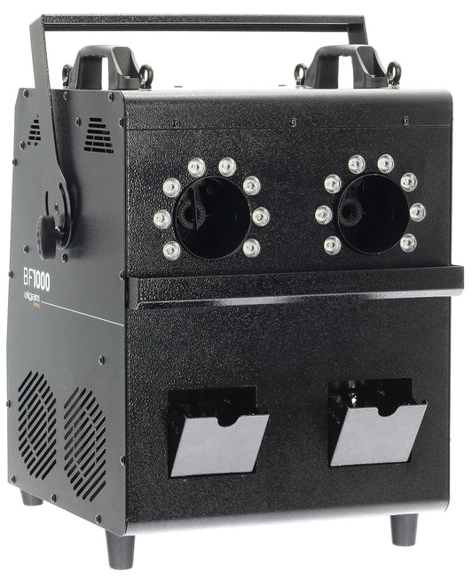 Machine à Bulles et Fumée Bubble Fog – 1000W, 2 sorties, 16 x 6 LED RGB ALGAM LIGHTING BF1000
