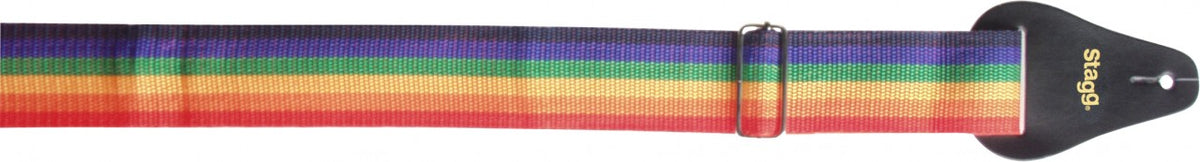 COURROIE POUR GUITARE STAGG BJA018 – ARC-EN-CIEL