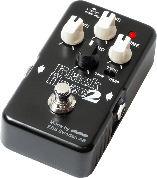 Drive / Distorsion – Overdrive avec Blend – 3 modes EBS BLACKHAZE MK2