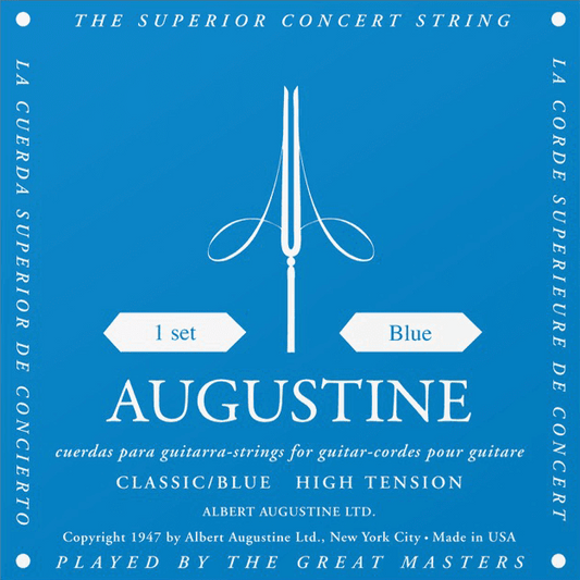 Jeu de cordes guitare classique AUGUSTINE Classic Bleu – Tirant Fort