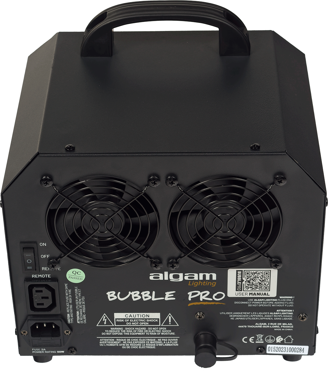 Machine à Bulles Professionnelle 50W – ALGAM LIGHTING BUBBLE-PRO