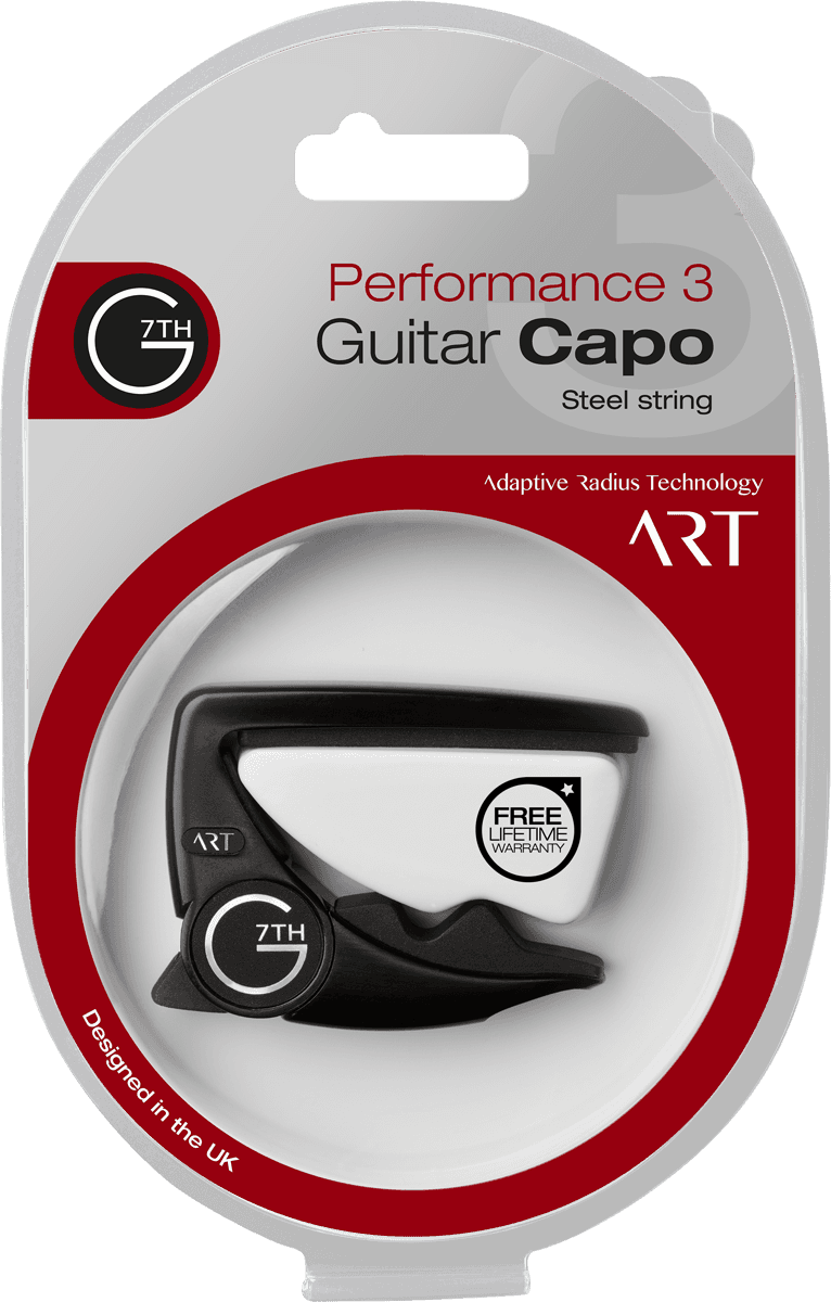 Capodastre G7TH Performance 3 – Guitare cordes acier – Satin Black C8020