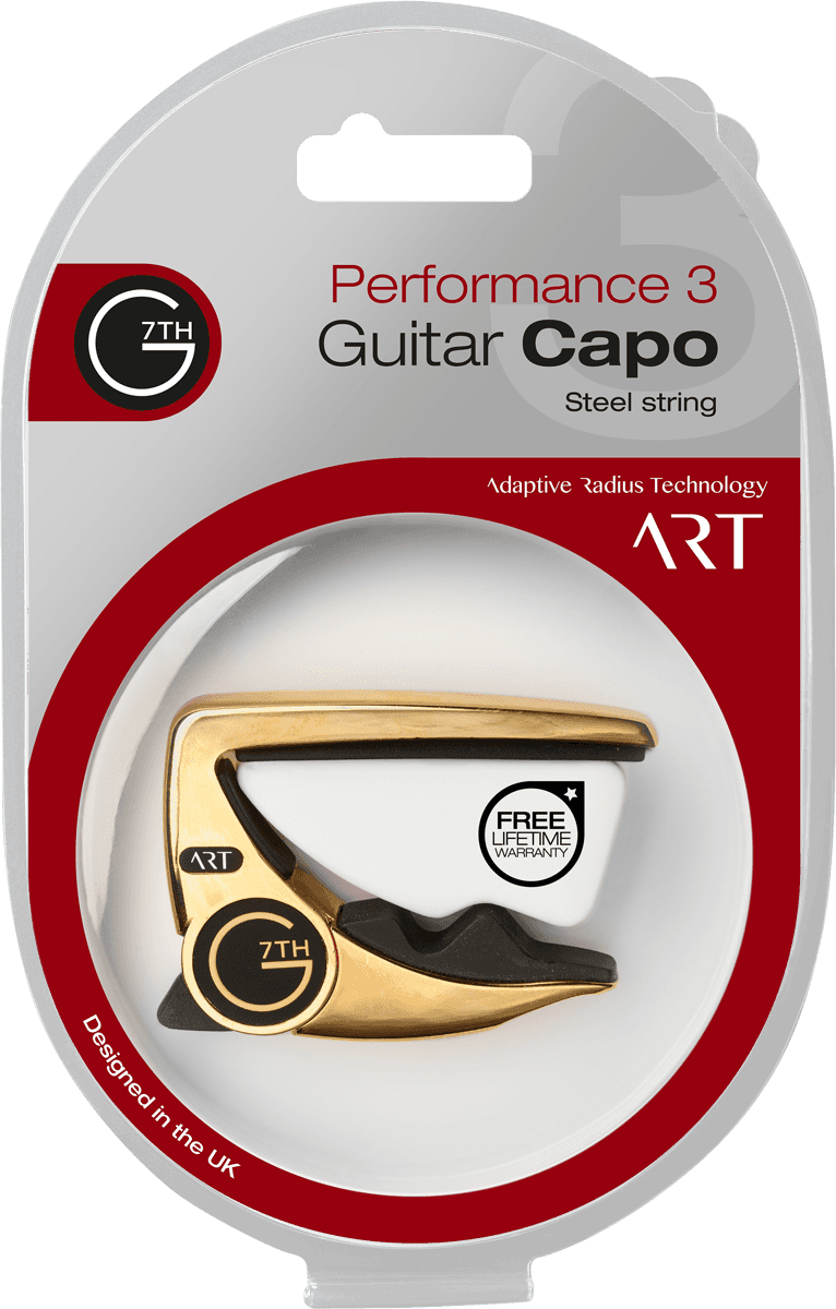 Capodastre Guitare cordes acier – G7th Performance 3 Gold C81053