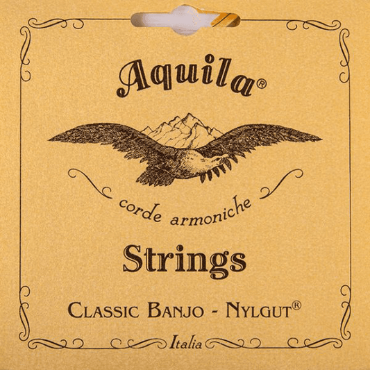 Jeu de cordes pour banjo AQUILA 5B New Nylgut Old Style Medium