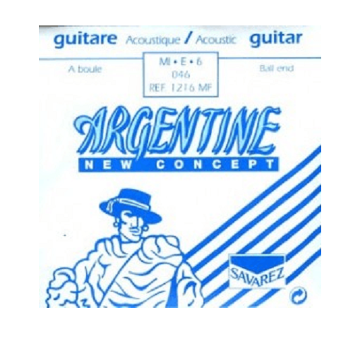 Cordes guitare jazz manouche ARGENTINE – Mi 6ᵉ à boule .045 – Lot de 3
