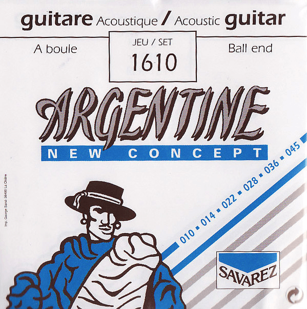 ARGENTINE 1610 Extra Light à boule – Jeu de cordes guitare manouche