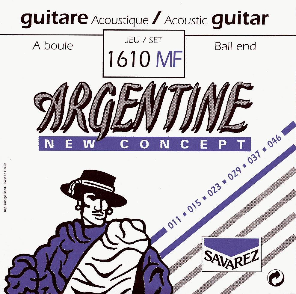 ARGENTINE 1610MF Light à boule – Jeu de cordes guitare manouche