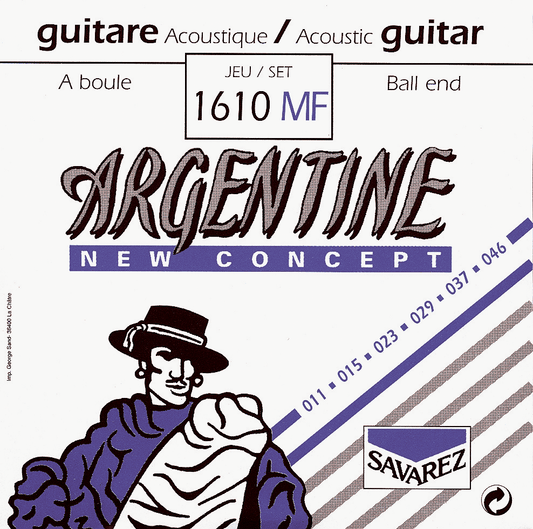 ARGENTINE 1610MF Light à boule – Jeu de cordes guitare manouche