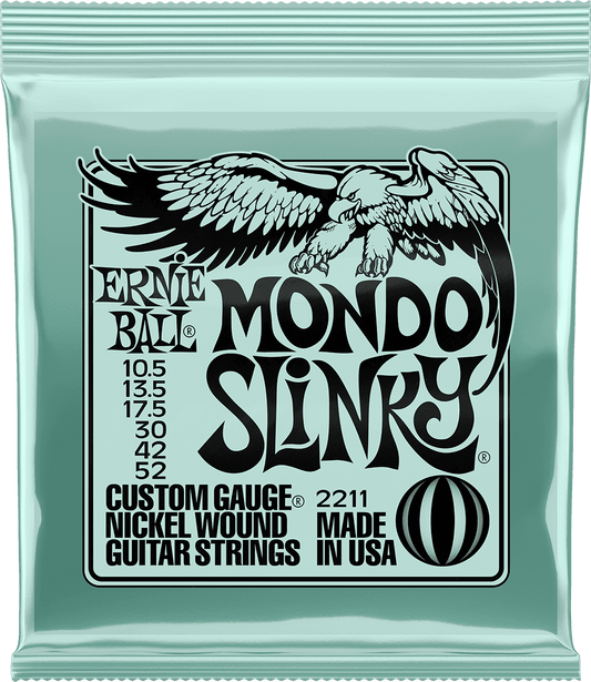 ERNIE BALL 2211 MONDO SLINKY - JEU DE CORDES GUITARE ELECTRIQUE 10.5-52