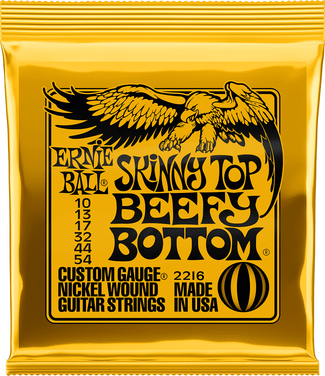 ERNIE BALL 2216 Skinny top beefy bottom - JEU CORDES GUITARE ELECTRIQUE 10-54