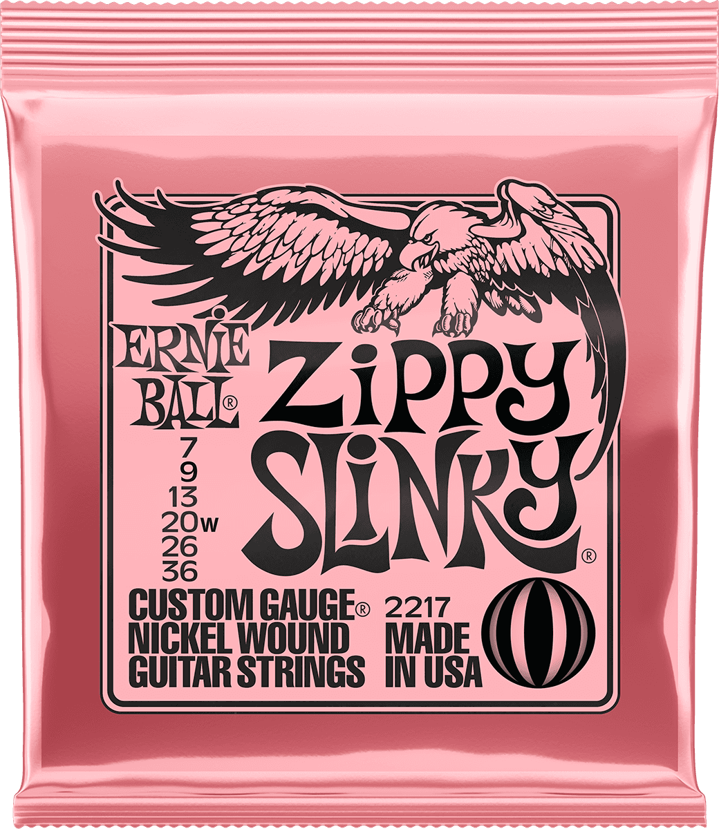 ERNIE BALL 2217 ZIPPY SLINKY - JEU DE CORDES GUITARE ELECTRIQUE 07-36
