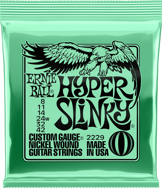 ERNIE BALL 2229 HYPER SLINKY - JEU DE CORDES GUITARE ELECTRIQUE 08 - 42