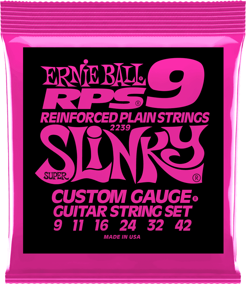 ERNIE BALL RPS 2239 Extra Slinky 9-42 – Jeu de cordes guitare électrique