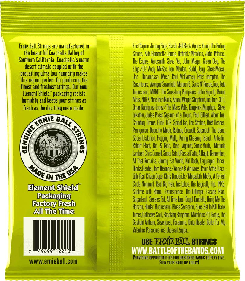 ERNIE BALL RPS 2240 Extra Slinky 10-46 – Jeu de cordes guitare électrique