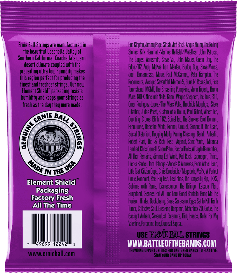 ERNIE BALL RPS 2242 Extra Slinky 11-48 – Jeu de cordes guitare électrique