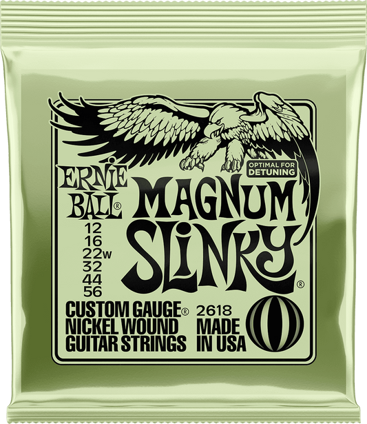 ERNIE BALL 2618 MAGNUM SLINKY - JEU DE CORDES GUITARE ELECTRIQUE 12-56