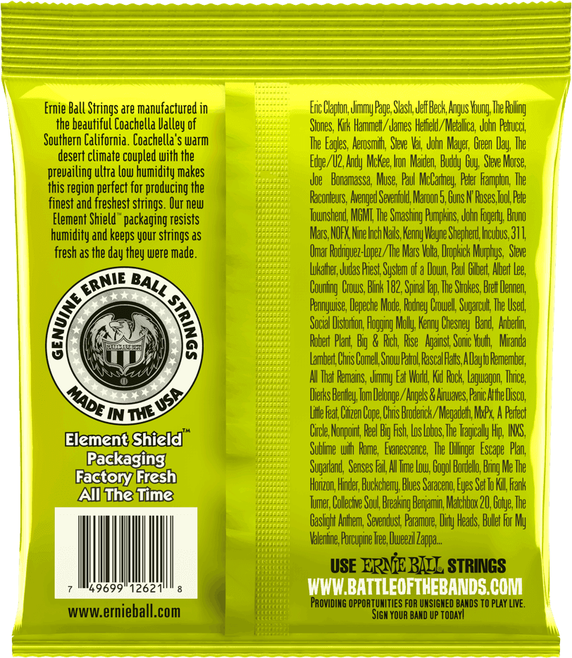 ERNIE BALL 2621 REGULAR SLINKY - JEU DE CORDES GUITARE ELECTRIQUE 7 CORDES 10-56