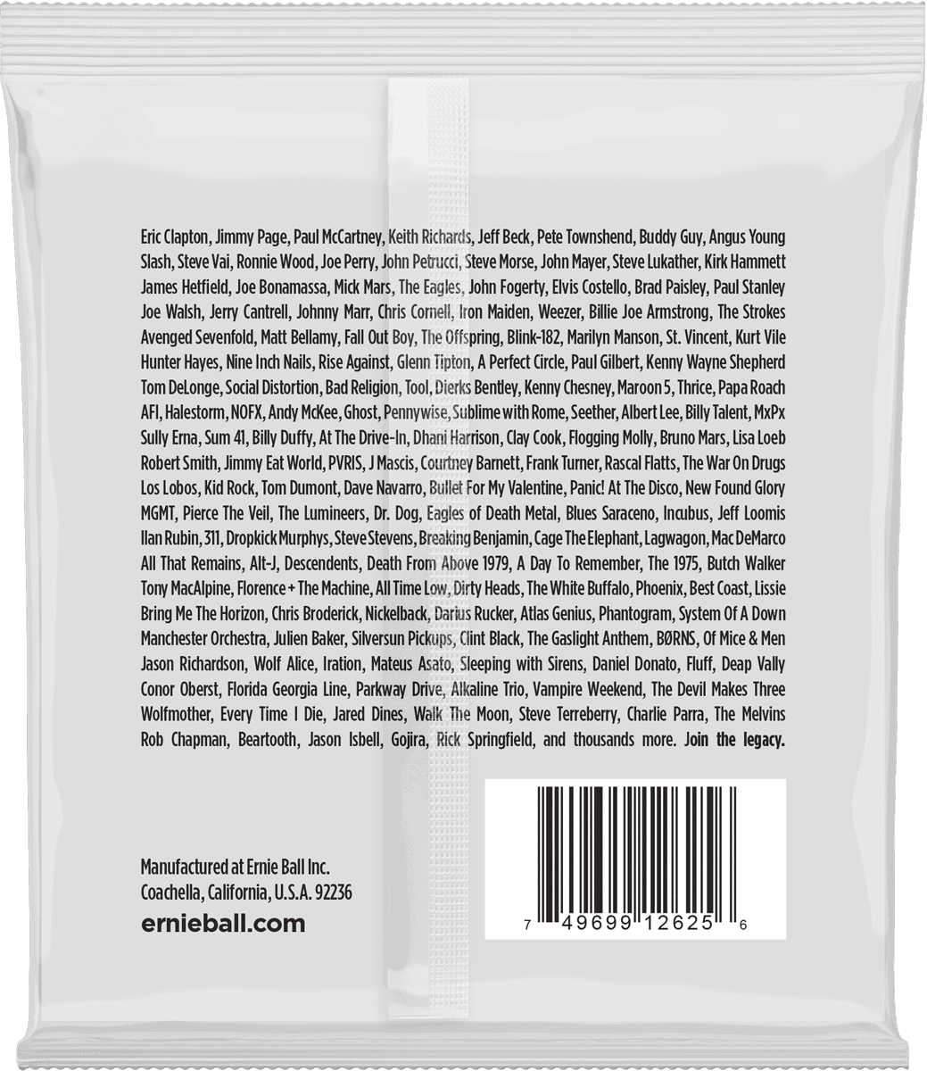 ERNIE BALL 2625 8 CORDES SLINKY - JEU DE CORDES GUITARE ELECTRIQUE 10-74