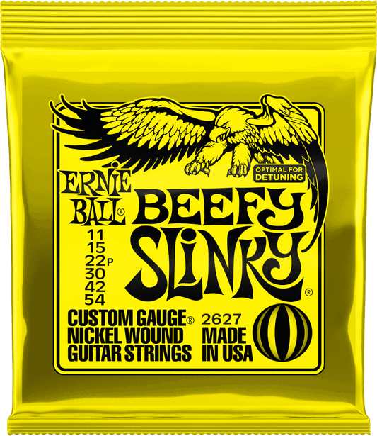 ERNIE BALL 2627 BEEFY SLINKY - JEU DE CORDES GUITARE ELECTRIQUE 11-54