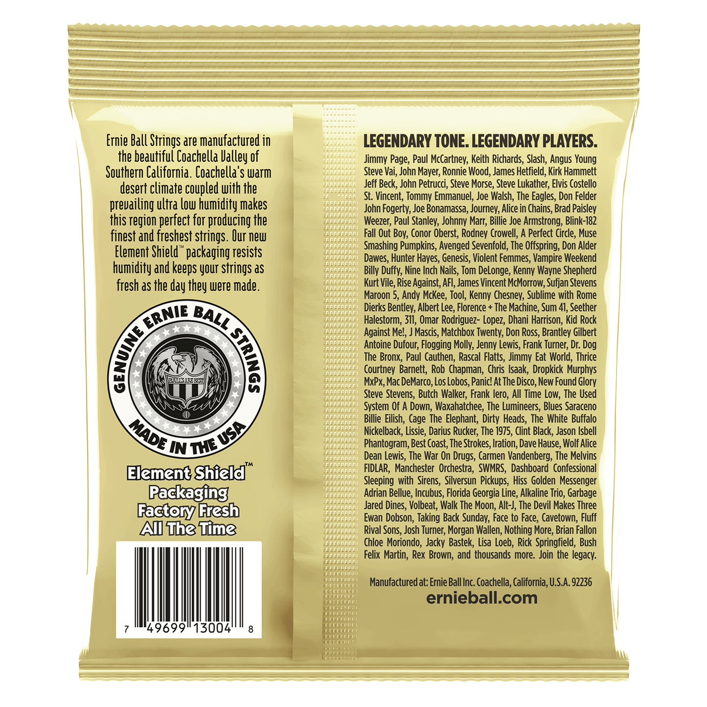 ERNIE BALL Earthwood 3004 – Pack de 3 jeux de cordes guitare acoustique bronze Light 11-15-22w-30-42-52