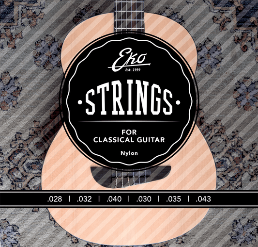 JEU DE CORDES GUITARE CLASSIQUE EKO CL2843M