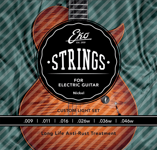 JEU DE CORDES GUITARE ELECTRIQUE LIGHT 9 - 46 EKO EL0946L