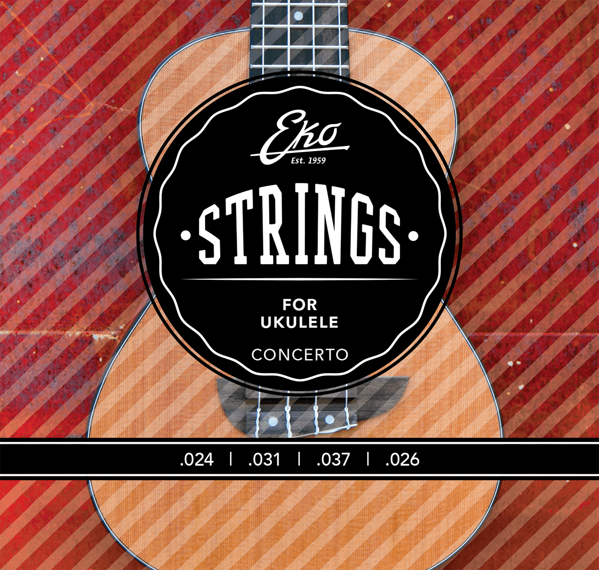 JEU DE CORDES UKULELE CONCERT MEDIUM EKO UKCONCERTOM