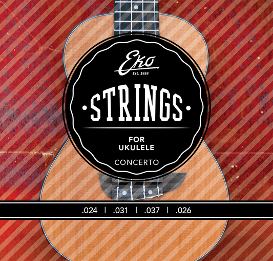 JEU DE CORDES UKULELE CONCERT MEDIUM EKO UKCONCERTOM