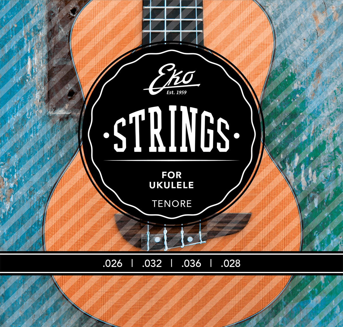 JEU DE CORDES UKULELE TENOR MEDIUM EKO UKTENORM