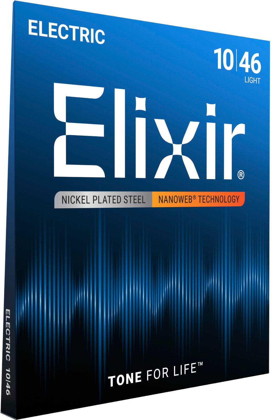 Jeu de cordes guitare électrique ELIXIR 12052 NANOWEB Light 10-46